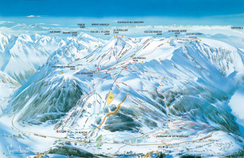 plan des pistes L'Alpe du Grand Serre