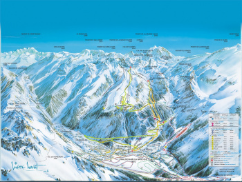 plan des pistes Pralognan-la-Vanoise