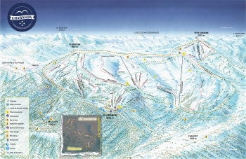 plan des pistes Chabanon